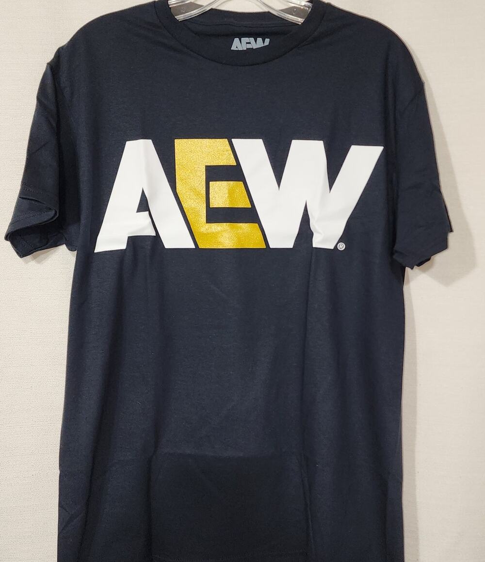 Aew logo men Medium shirt